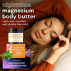 Bodyotics Nighttime magnesium butter with calming lavender for muscle relaxation and restorative sleep.