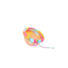 Bodyotics Comfydisc Rainbow Edition reusable menstrual disc in rainbow colors with pull-off string for easy removal and 12-hour leak-proof protection
